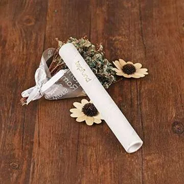 TOPFUND F Note Crystal Singing Bowl Heart Chakra 8 Inch with Heavy Duty Carrying Case and Premium Suede Striker