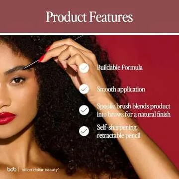 Billion Dollar Brows Brows On Point Micro Brow Pencil - Taupe