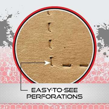 Official IDPA Cardboard Shooting Targets, Competition Torso Target, Silhouette Shooting Target, Rifles, Handguns, & Shotguns, Made in The USA