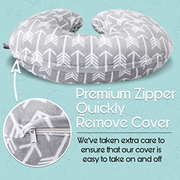 Kids N' Such Minky Nursing Pillow Cover for Comfortable Feeding
