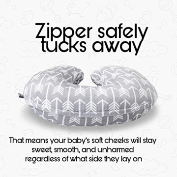 Kids N' Such Minky Nursing Pillow Cover for Comfortable Feeding