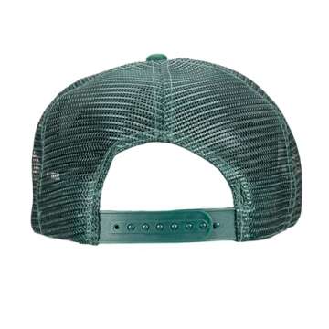 Bottom Shelf Shoulda Learned to Rope & Ride Funny Foam Trucker Hat for Men Women, Forest Green, Adjustable