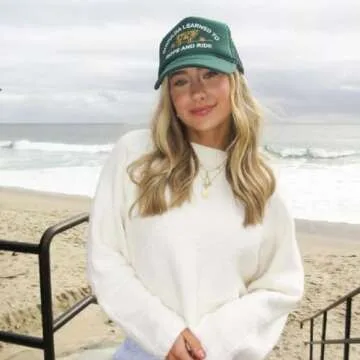 Bottom Shelf Shoulda Learned to Rope & Ride Funny Foam Trucker Hat for Men Women, Forest Green, Adjustable