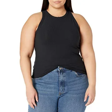 The Drop Valerie Racerback Rib Tank Top | Soft & Stylish