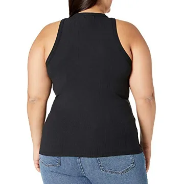 The Drop Valerie Racerback Rib Tank Top | Soft & Stylish