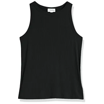 The Drop Valerie Racerback Rib Tank Top | Soft & Stylish