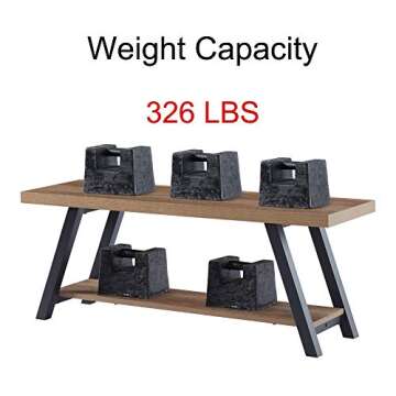 LVB Industrial Entryway Bench for Stylish Storage Solutions