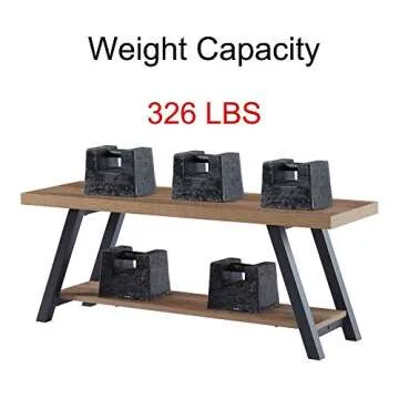 LVB Industrial Entryway Bench for Stylish Storage Solutions