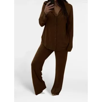 Soft Comfort MANBEIYA Women's Pajama Sets for Leisure