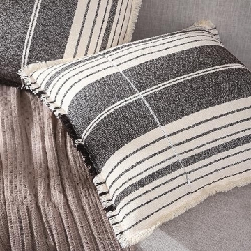 Stylish Tosleo Farmhouse Throw Pillow Covers Set of 2