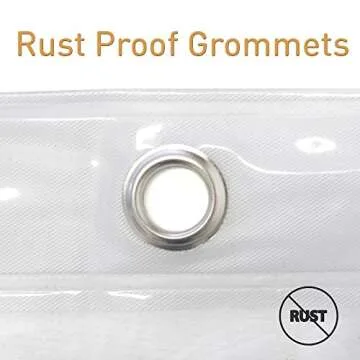 Durable Sweet Home Collection Shower Curtain 72x72