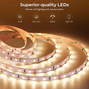 Govee Bright 300 LEDs 3000K Dimmable Light Strip