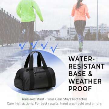 Vooray 23L Burner Gym Duffel Bag – Travel Tote for Women and Men, Sports Gym Bag with Shoe Compartment, Weekender for Overnight Trips and Workouts