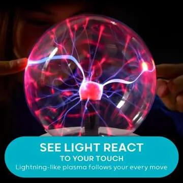 Interactive Plasma Globe Lamp - Touch & Sound Sensitive