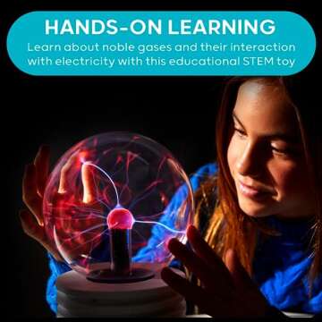 Interactive Plasma Globe Lamp - Touch & Sound Sensitive