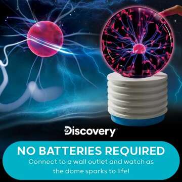 Interactive Plasma Globe Lamp - Touch & Sound Sensitive