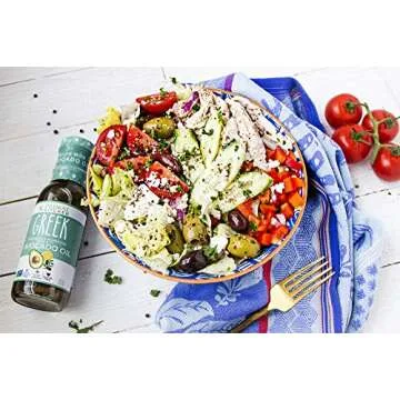 Primal Kitchen Italian Dressing, Balsamic Vinaigrette, and Greek Dressing & Marinade, Made with Avocado Oil, 8 Fluid Ounces, Variety Pack of 3