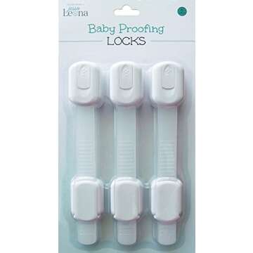 Baby Safety Locks for Cabinets & Drawers | Easy Install 3M Adhesive