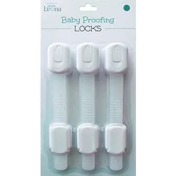 Baby Safety Locks for Cabinets & Drawers | Easy Install 3M Adhesive
