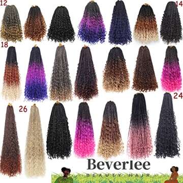 Beverlee 14 Inch Boho Box Braids - Lightweight Crochet Hair