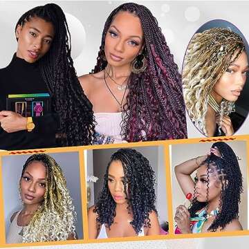 Beverlee 14 Inch Boho Box Braids - Lightweight Crochet Hair