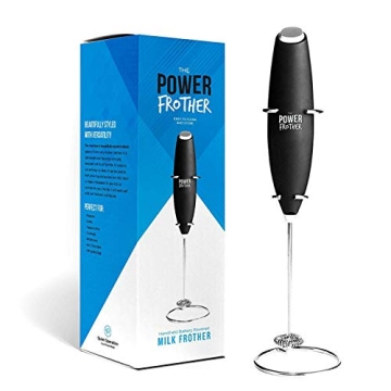 Durable Milk Frother - Electric Handheld Whisk for All Drinks