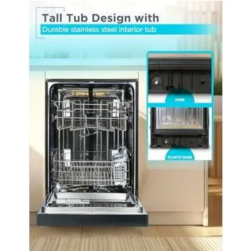 BLACK+DECKER 24" Built-In Dishwasher with 12 Place Settings