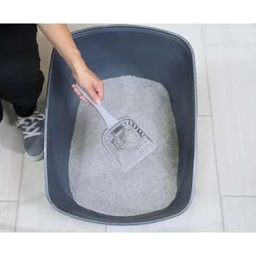 Petmate Hi-Back Open Litter Box for Comfortable Cat Care