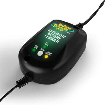 Battery Tender 800mA 12V Weather Resistant Battery Charger and Maintainer - Marine and Automotive Sm...