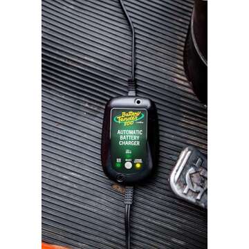 Battery Tender 800mA 12V Weather Resistant Battery Charger and Maintainer - Marine and Automotive Smart Fully Automatic for Boats Watercraft - Selectable Lead Acid Lithium - 022-0150-DL-WH