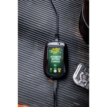 Battery Tender 800mA 12V Weather Resistant Battery Charger and Maintainer - Marine and Automotive Smart Fully Automatic for Boats Watercraft - Selectable Lead Acid Lithium - 022-0150-DL-WH