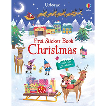 Usborne First Sticker Book Christmas: Fun for Toddlers