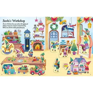 Usborne First Sticker Book Christmas: Fun for Toddlers