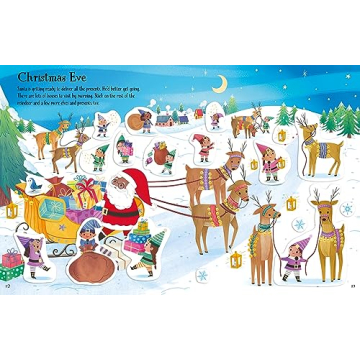 Usborne First Sticker Book Christmas: Fun for Toddlers