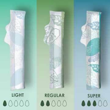 L. Cotton Tampons Regular Absorbency, Free from Chlorine Bleaching, Pesticides, Fragrances, or Dyes, 42 Count x 2 Pack (84 Count Total)