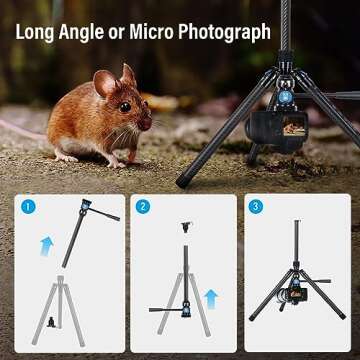 SIRUI Lightweight Carbon Fiber Tripod with Fluid Head