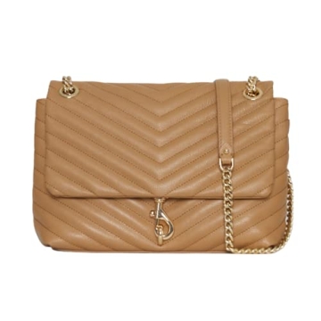 Rebecca Minkoff Edie Flap Shoulder Bag - Fashionable Quilted Leather Purse for Women
