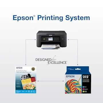 Vibrant Fast-Drying EPSON 212 Cyan Ink Cartridge for Quality Prints