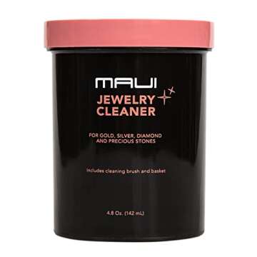 Maui Liquid Jewelry Cleaner Solution Complete kit with Cloth .. NOT Guaranteed to Work on All Jewelr...