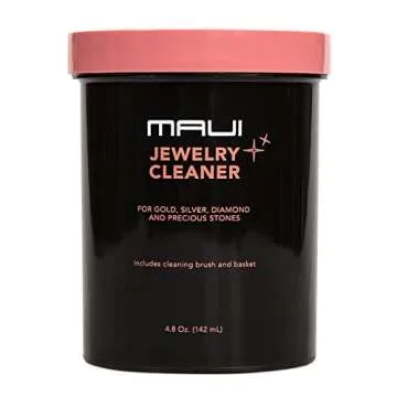 Maui Liquid Jewelry Cleaner Solution Complete kit with Cloth .. NOT Guaranteed to Work on All Jewelr...
