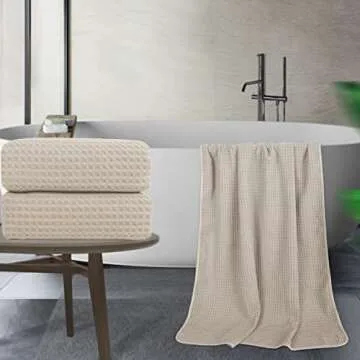 Oversize Microfiber Quick Dry Bath Towels Set of 2 60x30 in