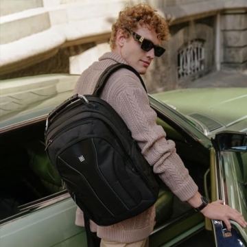 LEVEL8 Stylish Laptop Backpack for Professionals and Travelers