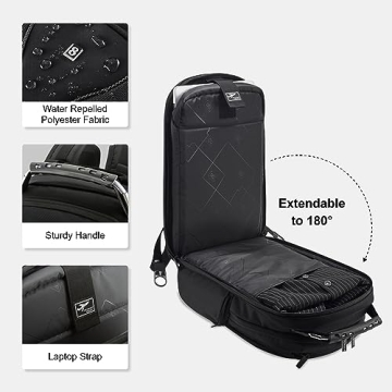 LEVEL8 Stylish Laptop Backpack for Professionals and Travelers