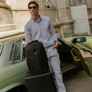 LEVEL8 Stylish Laptop Backpack for Professionals and Travelers