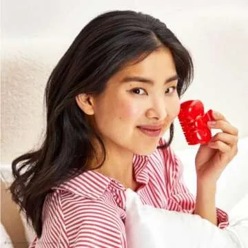 Hello Kitty x Kitsch Recycled Plastic Bow Shape Hair Claw, Medium Claw Clips for Women and Girls, Cute Valentines Day Gift for Her, 1pc (Red) - Valentines Day Gifts