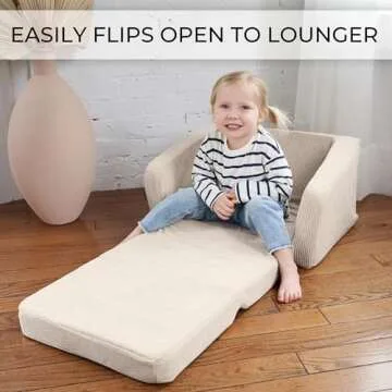 ZICOTO Sturdy Toddler Chair and Couch - The Perfect Kids Sofa for Girls and Boys - Ideal Fold Out Sofa Chairs to Give Your Kids a Safe and Fun Place to Sit