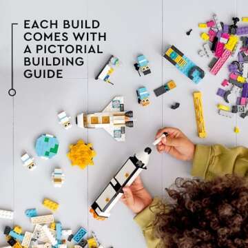 LEGO Classic Space Mission 11022 Building Set; Includes 10 Space Toy Mini Builds in 1 Playset for Ages 5+ (1,700 Pieces)