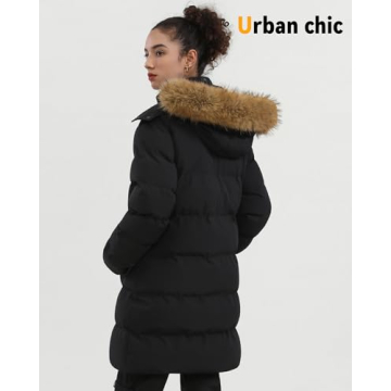 Women Long Heated Jacket - Stylish & Functional Winter Wear