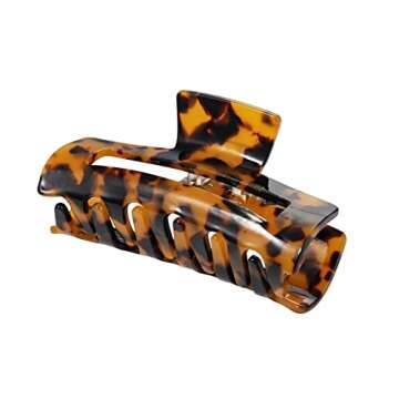 4Pcs Hair Claw Clips, Acetate Hair Banana Barrettes, French Butterfly Jaw Clips, Mermaid Color Crab ...