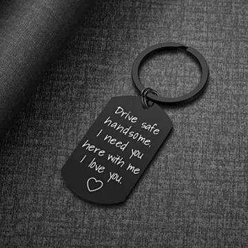 Drive Safe Keychain for Boyfriend - iWenSheng